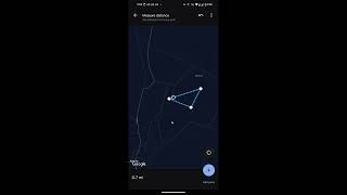 How to Measure Distance between 2 Points in Google Maps Mobile App? screenshot 1