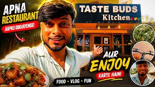 🚴 Cycle Se Restaurant Tak | Taste Buds Kitchen Vlog 🍔