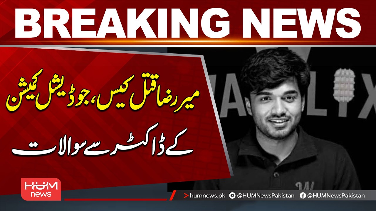 Judicial Commission Grills Doctor in Mir Raza Murder Case | Breaking News | Hum News | Pakistan