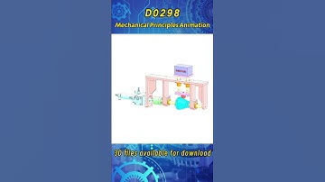 D0298.Variable stroke cam lifting mechanism#mechanism #machine #solidworks3d #solidworks