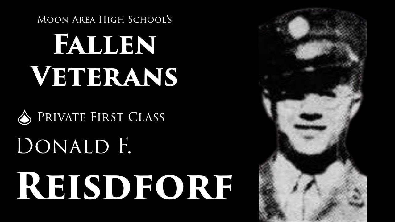 Thumbnail for Moon High School's Fallen Veterans: Private First Class Donald F. Reisdorf