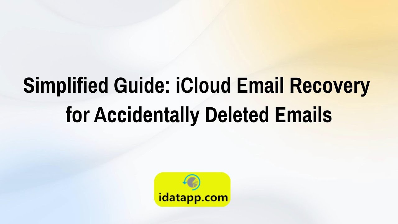 How to Recover Deleted iCloud Emails - Tutorial [2023]