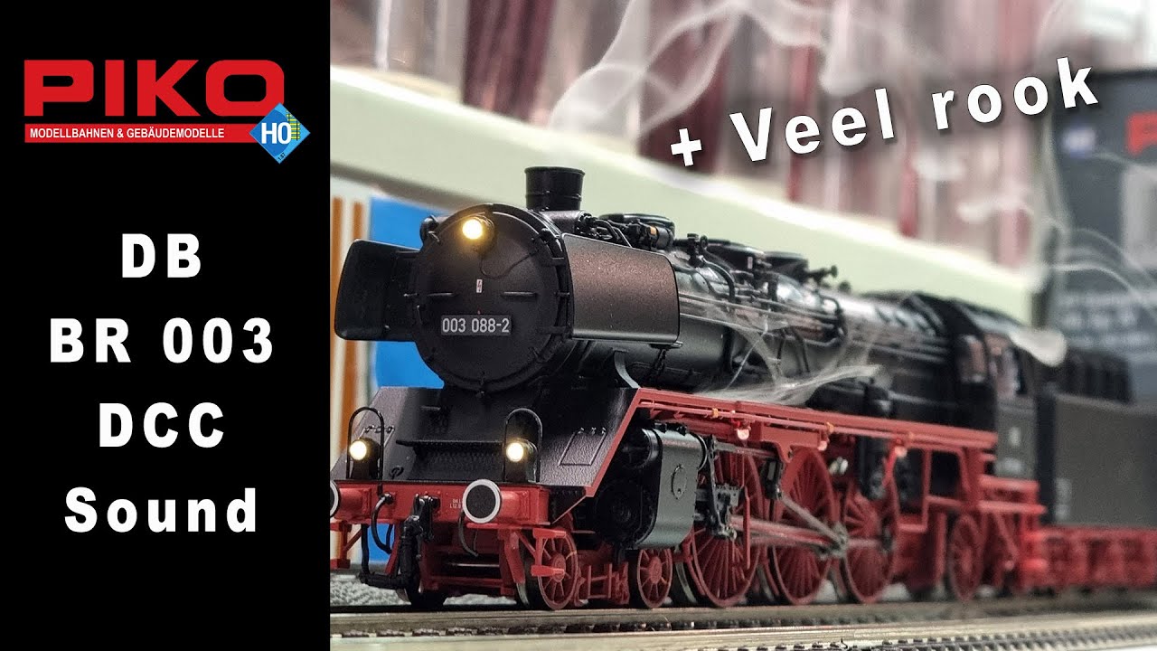 Piko 55922 DB Stoomlocomotief BR 003 DCC Sound met heel veel rook!