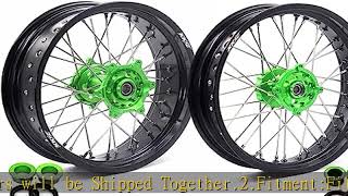 KKE 3.5/4.25 Supermoto Wheels for KAWASAKI KX250/KX450 2019-2023 KX250F/KX450F 2006-2021 Off-Road G