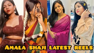 Amala Shaji Trending Reels Amalashaji Latest Reels Collection