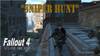 Fallout 4 "Sniper Hunt mission" Gun for hire mod screenshot 1