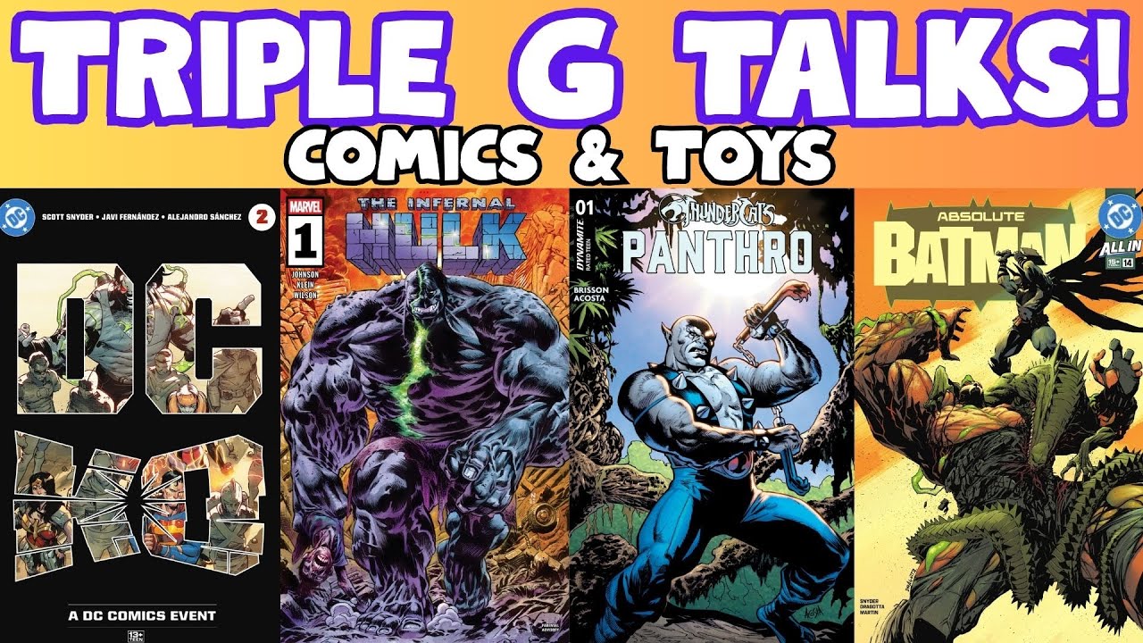 This Weeks Comic Book Reviews, Vintage Toys, chat and more!