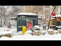 ⁴ᴷ⁶⁰ New York City Early Morning Snowstorm Walk in Midtown Manhattan (February 1, 2021)