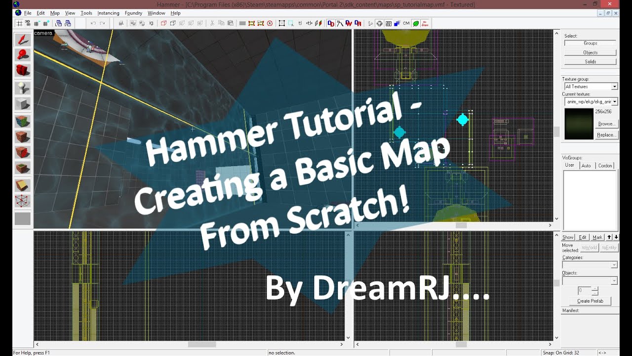 Hammer Editor Tutorial Creating A Basic Portal 2 Map