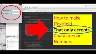 How to make jTextfield that only accepts Characters or Numbers