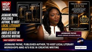 Jasmine Payne, Published Author, To Host Local Literary Workshop Amid Ai’s Emergence