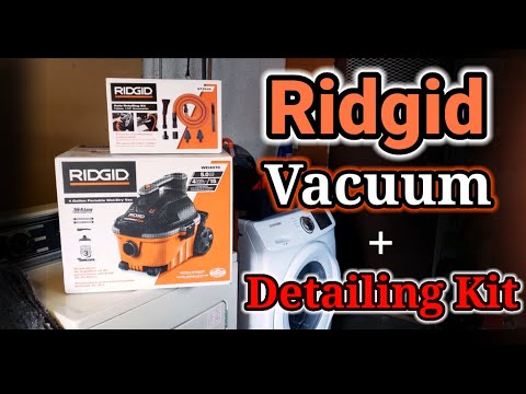 Ridgid Vac With Auto Detailing Kit