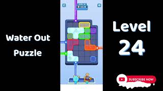 Water Out Puzzle Level 24 Walkthrough 💧 | Step-by-Step Solution | SolutionGuruji
