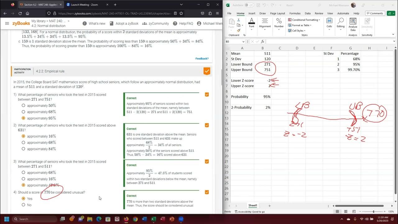 MAT 240 Week04 ZyBook Challenge Activities Video YouTube