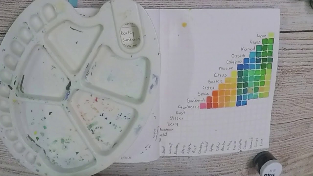 Colour Artist Inks Colour Mixing with Selena Stevens