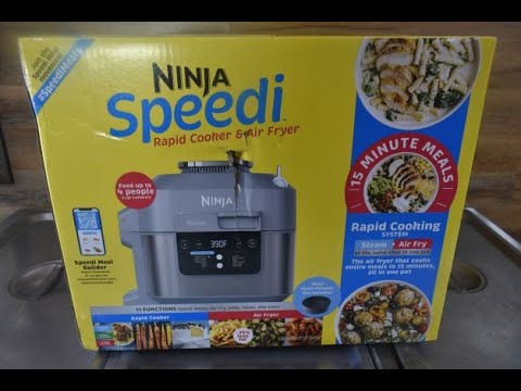 NEW NINJA SPEEDI REVIEW UNBOXING AND FIRST COOK! 
