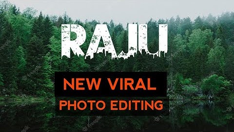 Viral Name Art Photo Editing Tutorial | Urban Jungle Font | New Trending Photo Editing in PixeILab
