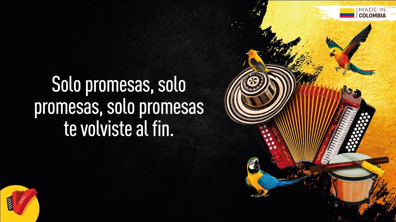 Sólo Promesas, Silvio Brito, Video Letra - Sentir Vallenato