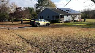 Homicide scene near Inman
