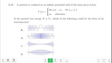 JEST 2022 Physics Quantum Mechanics PYQ | Plot of Wavefunction From Potential | CSIR NET, GATE Prep