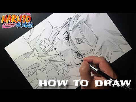 Sketch Drawing Naruto Uzumaki うずまき ナルト イラスト Naruto ナルト Draw Youtube