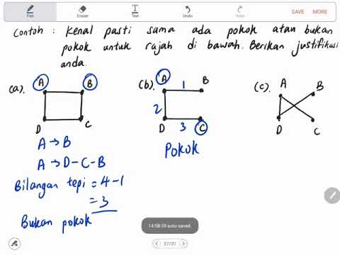 Bab 5 Part 3 Matematik Tingkatan 4kssm Subgraf Dan Pokok Youtube