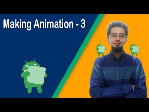 Alpha animation making on Android mobile programming (Android Studio)