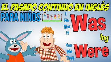 El pasado continuo en INGLÉS para niños