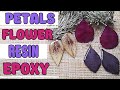 How to fill the petals with epoxy resin