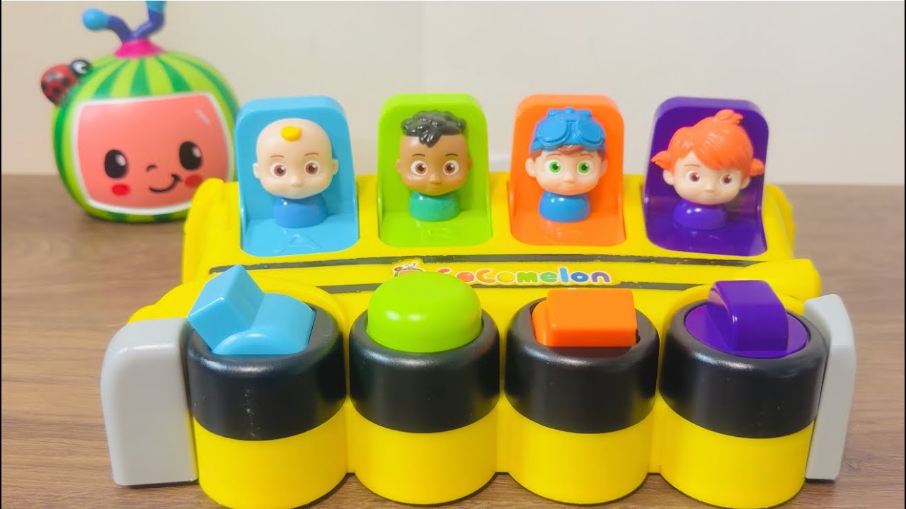 Asmr Cocomelon Pop & Play Pals - Unboxing Toys & Review