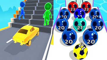 Shape shifting VS Marble Run 3D - All Level Gameplay Walkthrough Android iOS Ep5