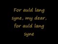 Mariah Carey - Auld Lang Syne (The New Year&#39;s Anthem) (lyrics on screen)