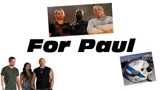 Paul Walker tribute - Apologize [ 7 years ]