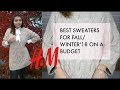 CUTE WINTER SWEATERS ON A BUDGET | H&amp;M HAUL/TRY ON | BonjourAika