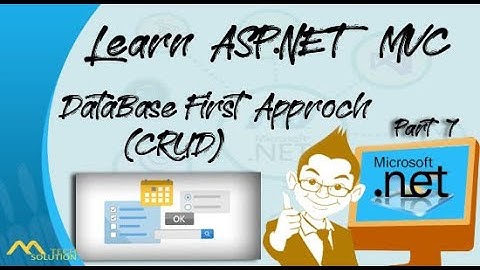 7| Database first approach (CRUD) Entity Framework in asp.net mvc for beginners in Urdu|Hindi part-1