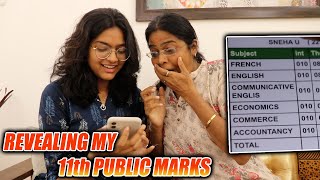 REVEALING MY 11th PUBLIC MARKS || @momfluencer SUPER HAPPY @JustBananaPranav #sneholic || FEELING PROUD