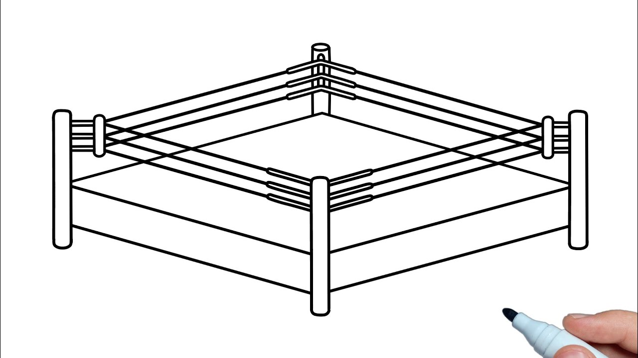 Boxing Ring (customizable) - On platform - DragonSports.eu