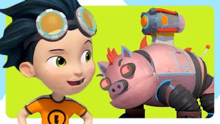 Rusty’s Piggy Bank Heist / Whale Rescue | Cartoons for Kids | Rusty Rivets