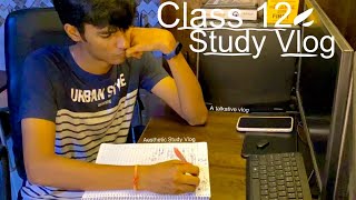 Class 12 Study Vlog ? |  Study With Me | “ Preparing for Boards 2024 ” ? ( Commerce Student )