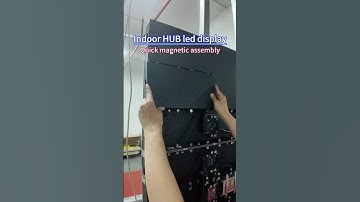 Indoor HUB led display with quick magnetic assembly for led video wall  #ledwall #ledvdi