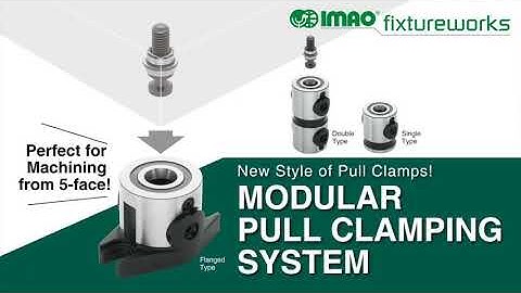 Modular Pull Clamping System for 5-Axis Machining Without Tool Interference