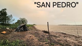 PESCA en "SAN PEDRO",Tremendo LUGAR "EL CAVADO"nos agarro otra vez LA TORMENTA-NICO REYNOSO