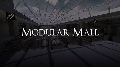 Unity Asset Store - Modular Mall Pack