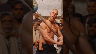 Foreigner Competes In Indian Gada Dangal