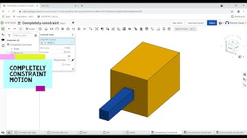 Types of Constraint Motion and Types of Kinematic Pair based on relative motion