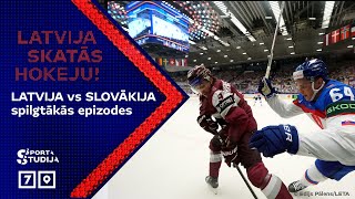 Latvija - Slovākija. Spilgtākās epizodes