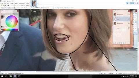 Failed Keira Knightley line drawing with Paint.net