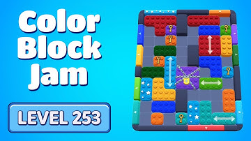 Color Block Jam Level 253 Solution Walkthrough