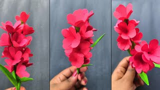 Easy Paper Flower Making at Home 🌸 | DIY Beautiful Paper Craft
