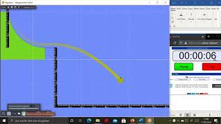 Waagerechter Wurf - Höhe Und Weite In Abhängigkeit Von Der Zeit